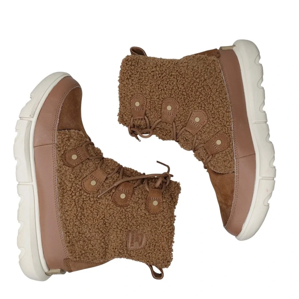 Sorel Explorer II Joan Cozy Boots Womens Size 11 Faux Fur NL4455-257 Winter